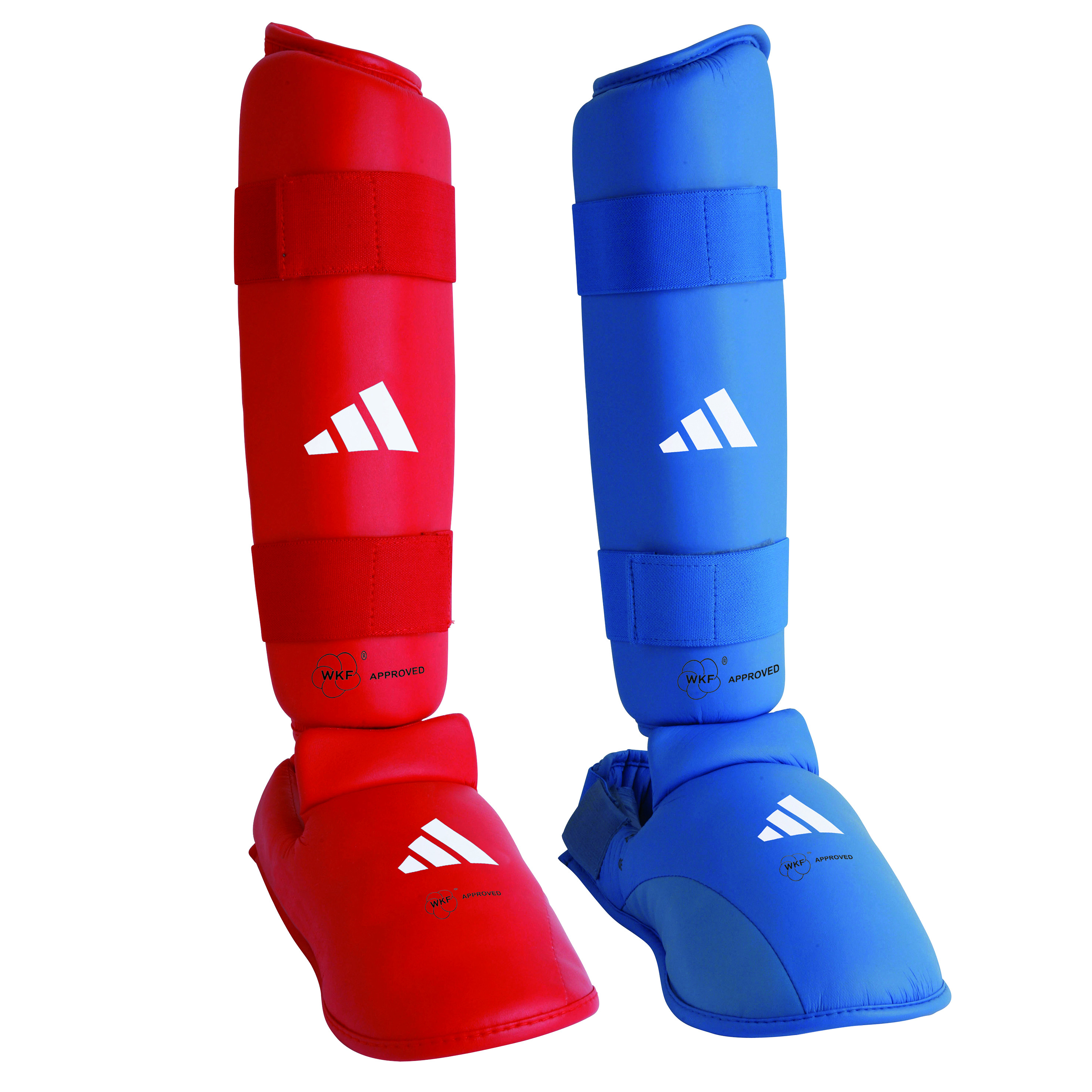 Ochraniacze stopa-goleń  Karate WKF - model 2024 (nowe logo Adidas)